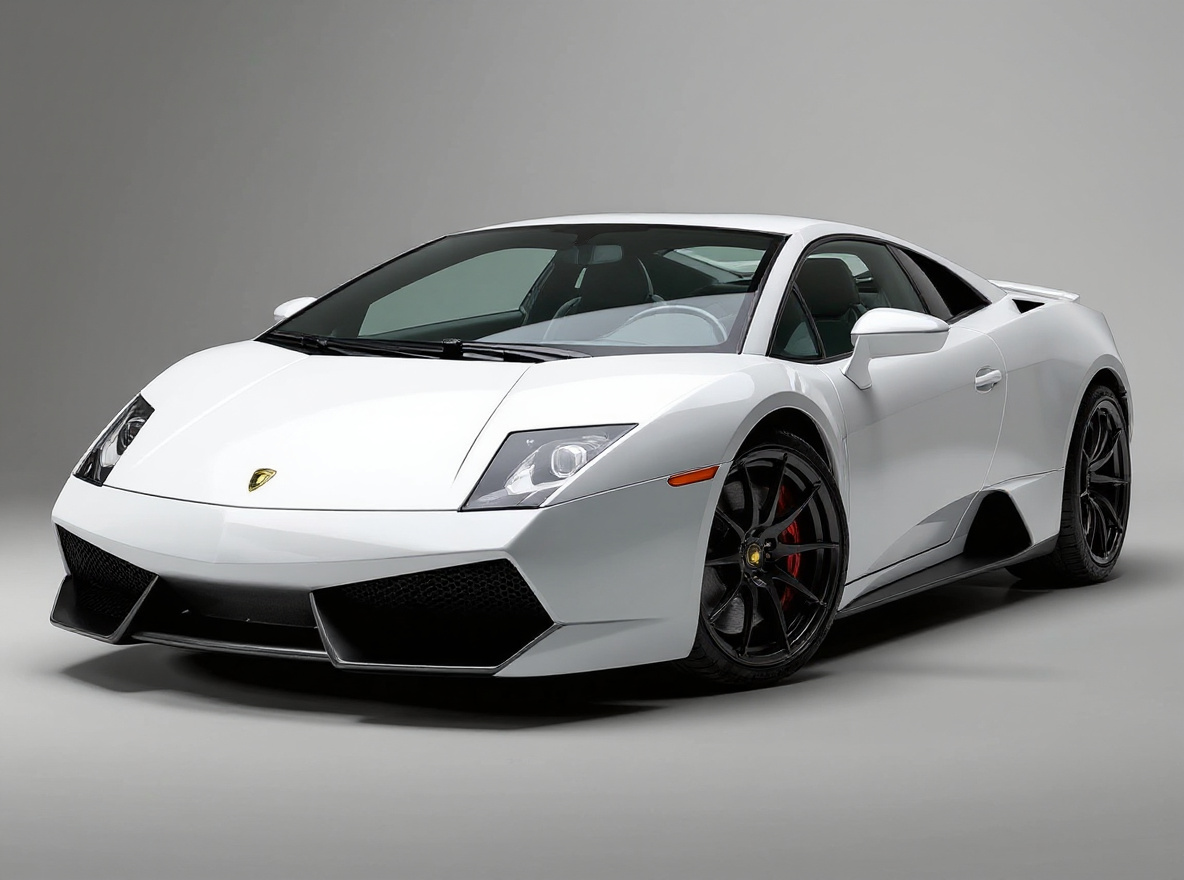 Gunmetal Mesh wheels rendered on a Lamborghini Gallardo with the TunedRides AI wheel visualizer