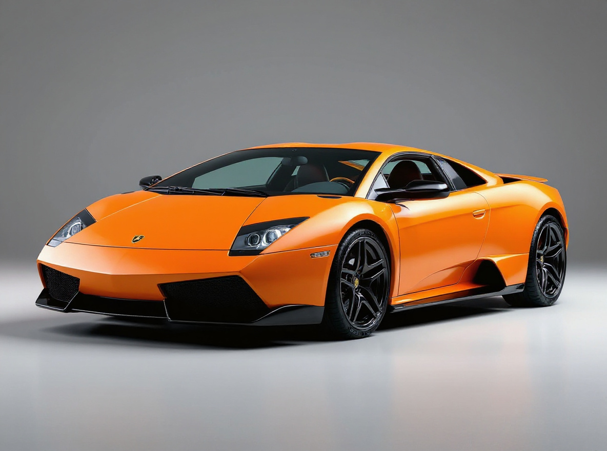 Gunmetal Mesh wheels rendered on a Lamborghini Murciélago with the TunedRides AI wheel visualizer