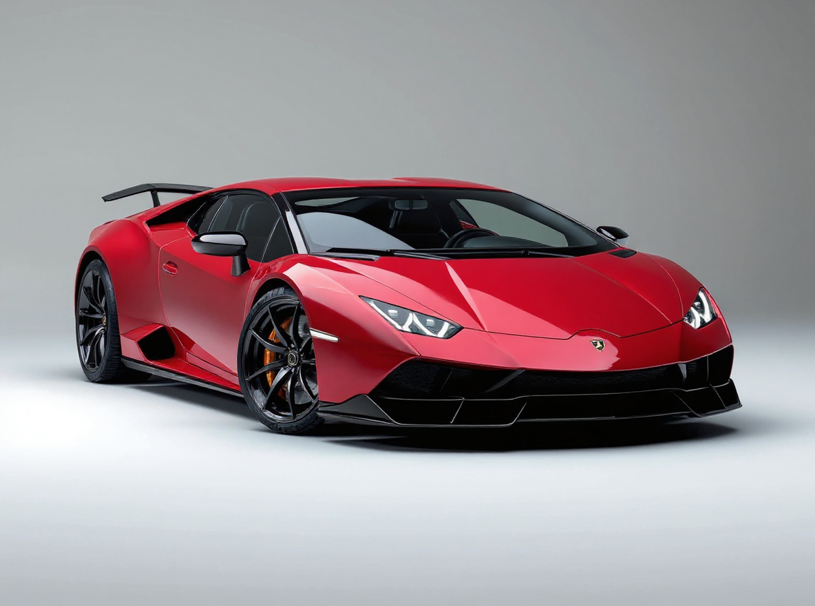 Gunmetal Mesh wheels rendered on a Lamborghini Revuelto with the TunedRides AI wheel visualizer