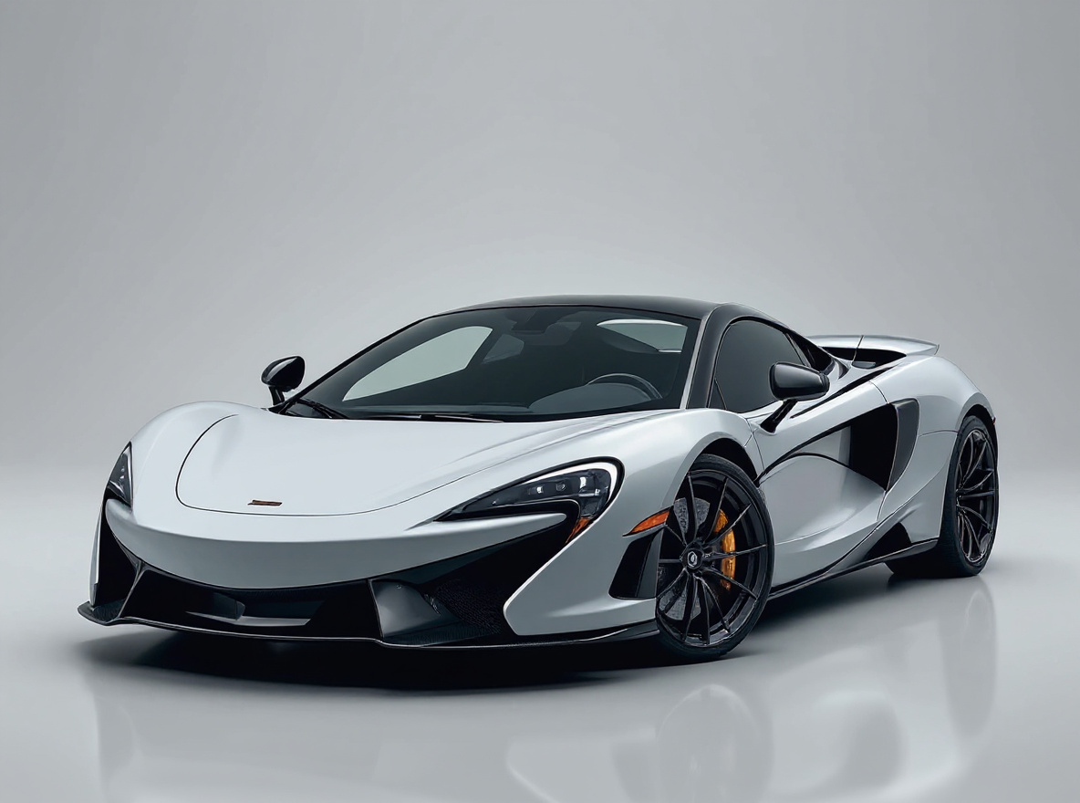 Matte Black Concave wheels rendered on a McLaren 570S with the TunedRides AI wheel visualizer