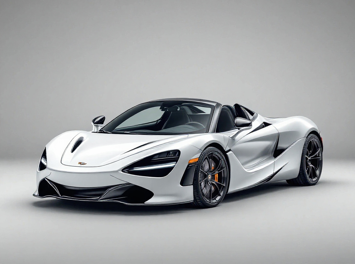 Gunmetal Mesh wheels rendered on a McLaren 720S with the TunedRides AI wheel visualizer
